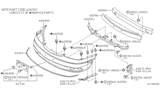 Diagram for Infiniti I30 Bumper - 62022-3Y125