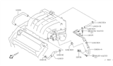 Diagram for Infiniti I30 PCV Hose - 11823-2Y000