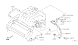 Diagram for Infiniti I35 PCV Hose - 11826-2Y006