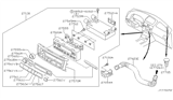 Diagram for Infiniti I35 Blower Control Switches - 27500-5Y810