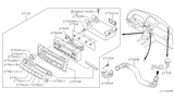 Diagram for Infiniti I35 Climate Control Module - 27500-5Y810