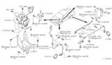 Diagram for 2000 Infiniti I30 ABS Control Module - 47850-3Y000