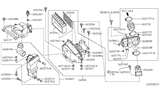 Diagram for 2000 Infiniti I30 Air Duct - 16578-2Y000