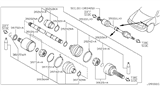 Diagram for Infiniti I30 Axle Shaft - 39205-31U80