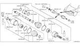 Diagram for Infiniti I30 CV Joint - 39711-86E05