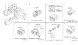 Diagram for Infiniti I35 Hazard Warning Switch - 25290-5Y700