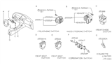 Diagram for Infiniti M45 Headlight Switch - 25540-5Y700