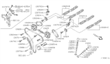 Diagram for Infiniti I35 Exhaust Valve - 13202-38U00
