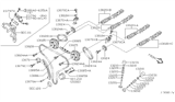 Diagram for Infiniti I30 Timing Chain Guide - 13085-31U03