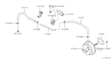 Diagram for Infiniti I30 Brake Booster Vacuum Hose - 47474-2Y900