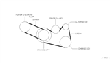 Diagram for Infiniti I30 Serpentine Belt - 11920-31U02