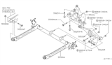 Diagram for Infiniti I35 Axle Beam - 55501-6Y300