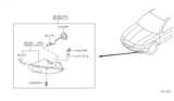 Diagram for Infiniti Fog Light Lens - 26154-3Y300