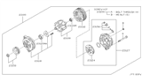 Diagram for 2003 Infiniti I35 Alternator - 23100-9Y500