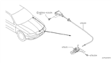 Diagram for 2000 Infiniti I30 Hood Latch - 65601-3Y100