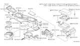 Diagram for 2004 Infiniti I35 Armrest - 96920-5Y700