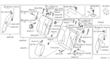 Diagram for Infiniti I30 Seat Cover - 88620-2Y775