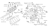 Diagram for 2007 Infiniti FX45 Intake Manifold Gasket - 14035-8J101