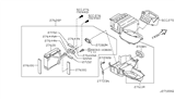 Diagram for 2002 Infiniti I35 Evaporator - 27280-2Y910