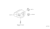 Diagram for Infiniti I30 Steering Column Cover - 48470-5Y803