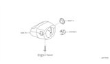 Diagram for 2001 Infiniti I30 Steering Column Cover - 48470-5Y803