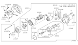 Diagram for Infiniti I30 Starter Drive - 23354-8J110