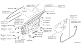 Diagram for Infiniti I35 Door Seal - 80835-2Y000