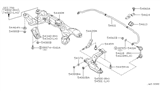 Diagram for Infiniti I30 Sway Bar Link - 54618-2Y000