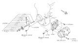 Diagram for Infiniti Idler Pulley Bolt - 11928-31U02