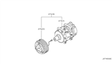 Diagram for Infiniti I35 A/C Clutch - 92660-2Y000
