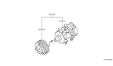 Diagram for 2001 Infiniti I30 A/C Clutch - 92660-5Y700