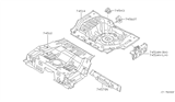 Diagram for Infiniti Floor Pan - 74514-4Y930