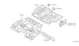 Diagram for 2000 Infiniti I30 Floor Pan - 74514-2Y930