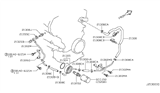 Diagram for Infiniti I30 Oil Cooler Hose - 21306-5Y700
