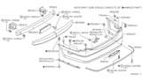 Diagram for Infiniti I30 Bumper - 85022-5Y825