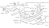 Diagram for Infiniti I35 Bumper - 85022-3Y125