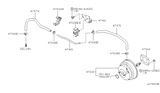 Diagram for Infiniti I30 Brake Booster - 47210-5Y826