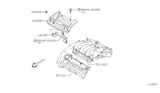 Diagram for Infiniti I30 Engine Cover - 14041-5Y800