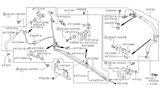 Diagram for Infiniti I35 Power Steering Hose - 49725-2Y902