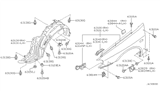 Diagram for 2000 Infiniti I30 Fender - 63101-3Y130