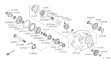 Diagram for 2004 Infiniti I35 Output Shaft Bearing - 31409-80X02