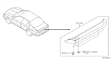 Diagram for 2002 Infiniti I35 Spoiler - 96030-3Y125