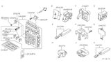 Diagram for Infiniti I35 Relay Block - 24350-3Y300