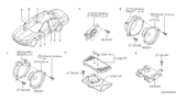 Diagram for 2003 Infiniti I35 Car Speakers - 28148-6Y500