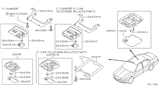 Diagram for Infiniti I30 Dome Light - 26430-2Y000