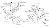 Diagram for Infiniti I30 Intake Manifold Gasket - 14032-8J105