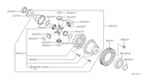 Diagram for Infiniti I30 Differential Bearing - 31408-80X16