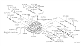 Diagram for 2001 Infiniti I30 Valve Body - 31714-85X00