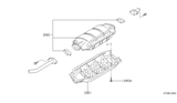 Diagram for 1991 Infiniti M30 Catalytic Converter - 20802-F6525