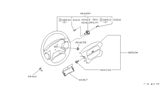 Diagram for 1991 Infiniti M30 Steering Wheel - 48430-F6621